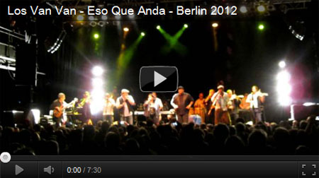 Video Los Van Van Konzert am Freitag, 12.03.2012 - Eso Que Anda