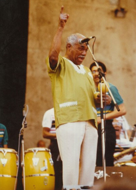 Horizonte Salsa Festival 1982: Mongo Santamaria in der Waldbühne Berlin