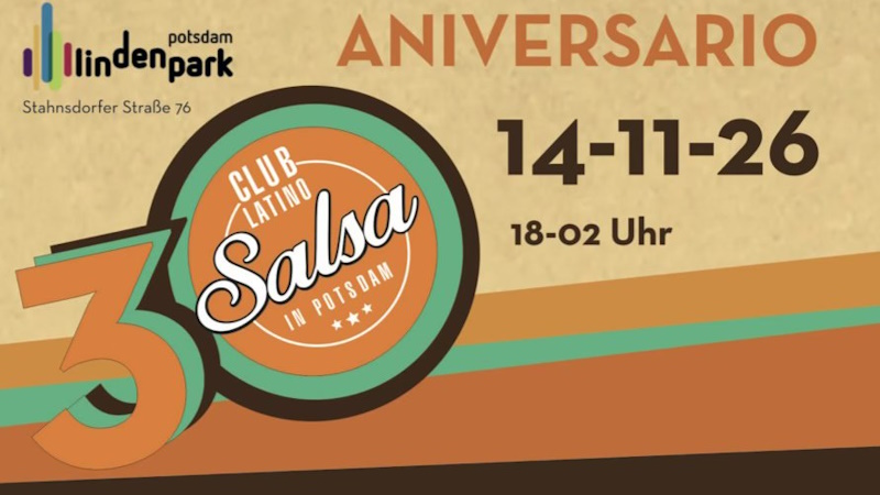 30 Jahre Salsa in Potsdam am 14.11.2026